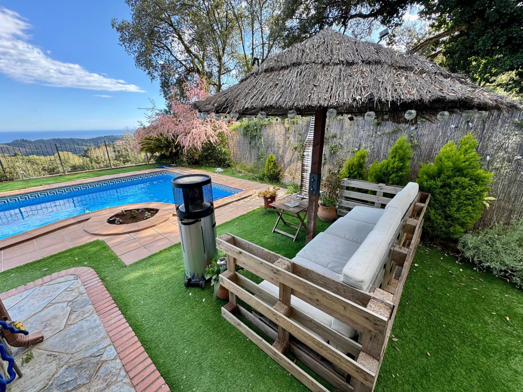 Sant Cebrià de Vallalta Casa Paraiso Piscina Tranquilidad מראה חיצוני תמונה