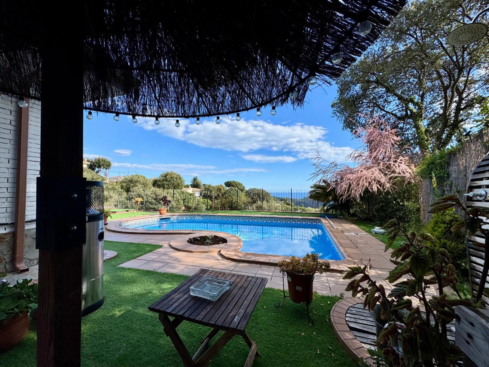 Sant Cebrià de Vallalta Casa Paraiso Piscina Tranquilidad מראה חיצוני תמונה